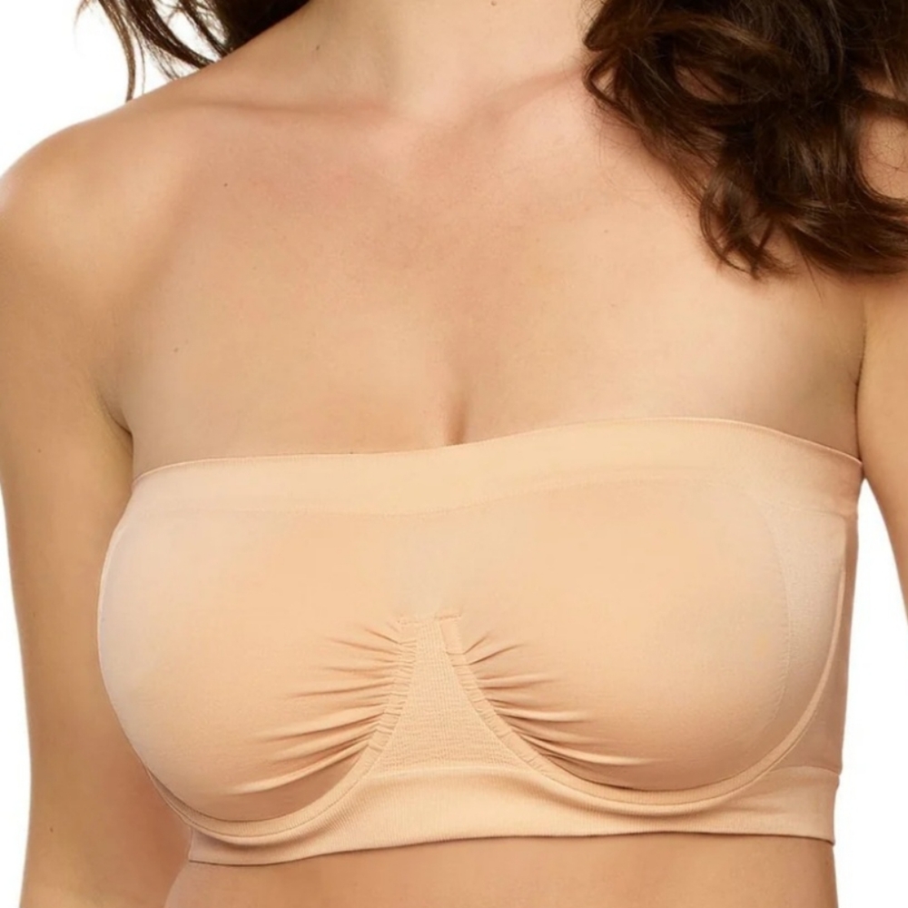 Paramour Strapless Beige Bandeau.New.